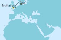 Visitando Kiel (Alemania), Southampton (Inglaterra)