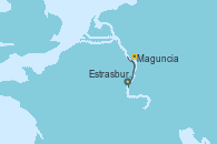 Visitando Estrasburgo (Francia), Maguncia (Alemania), Estrasburgo (Francia)