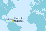 Visitando Bridgetown (Barbados), Saint George (Grenada), Fuerte de France (Martinica) Visitando Bridgetown (Barbados), Saint George (Grenada), Fuerte de France (Martinica)