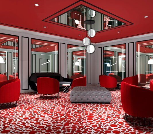 norwegian encore habitacion roja