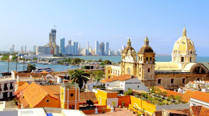 Visitando Cartagena de Indias (Colombia), Curacao (Antillas), Aruba (Antillas), Colón (Panamá) y Cartagena de Indias (Colombia)