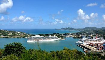 Visitando Castries (Santa Lucía/Caribe)
